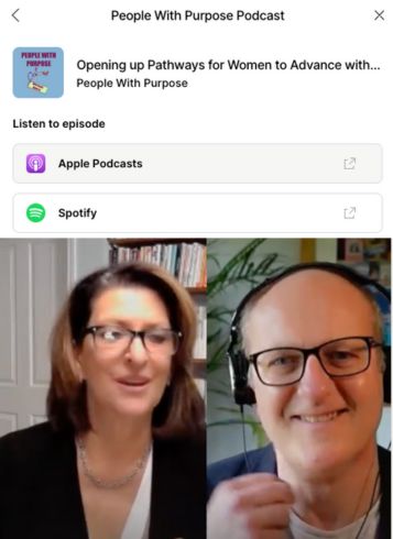 People with Purpose podcast with Rosina Racioppi